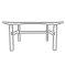 Table élévatrice électrique à quatre pieds